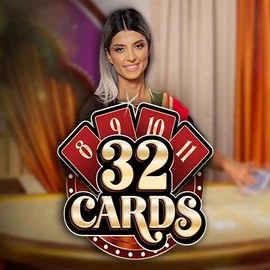 32 Cards slot logo by Ezugi at Millioner Casino