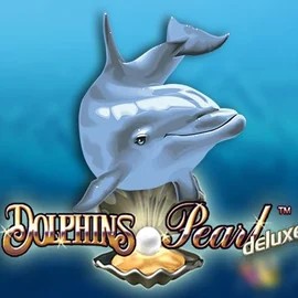 Dolphins Pearl Deluxe by Novomatic, showcased at millionerscasino.eu.com – game logo