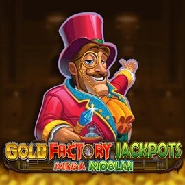 Play Gold Factory Jackpots Mega Moolah slot by Aurum Signature Studios on millionerscasino.eu.com