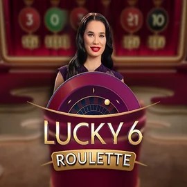 Official Live Casino logo: Lucky 6 Roulette by Pragmatic Play at Millioner Casino