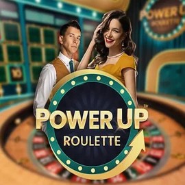 PowerUP Roulette online game logo by Pragmatic Play on millionerscasino.eu.com