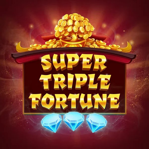 Super Triple Fortune slot logo by Greentube at Millioner Casino