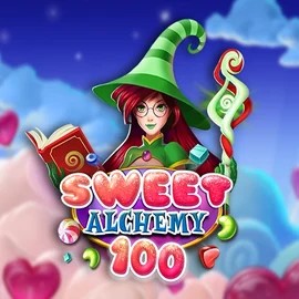 Sweet Alchemy 100 slot logo by Play'n GO at Millioner Casino