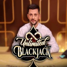 Logo of Unlimited Blackjack from Ezugi at Millioner Casino