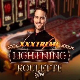 XXXtreme Lightning Roulette by Evolution, showcased at millionerscasino.eu.com – game logo